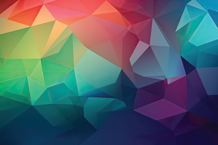 Abstract polygonal background. Triangular design for your business.の素材