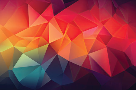Abstract colorful polygonal background. Vector illustration. EPS 10.の素材