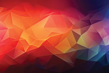 Abstract polygonal background. Triangular design for your business.の素材