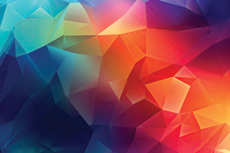Abstract colorful polygonal background. Polygonal vector illustration.の素材