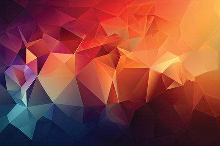 Abstract polygonal background. Triangular design for your business.の素材