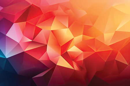 Abstract polygonal background. Triangular design for your business.の素材