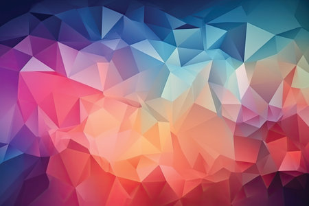 Abstract polygonal background. Triangular design for your business.の素材