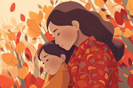 Couple in love in the park. Vector illustration in retro styleの素材