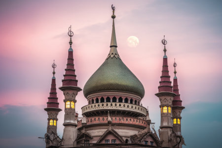 Sultan Abdul Samad Building in Kuala Lumpur City, Malaysia.の素材
