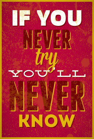 Vintage typography vector illustration with grunge effects. Can be used as a poster or postcard.のイラスト素材