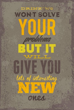 Vintage typography vector illustration with grunge effects. Can be used as a poster or postcard.のイラスト素材