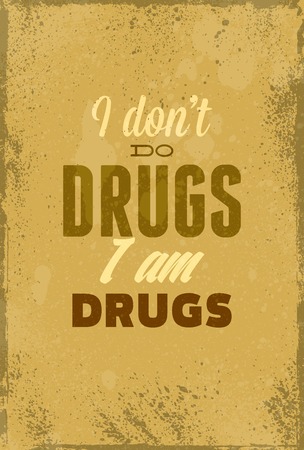 Vintage typography vector illustration with grunge effects. Can be used as a poster or postcard.のイラスト素材