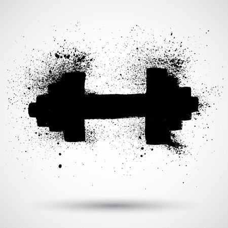 Grunge vector weightsのイラスト素材