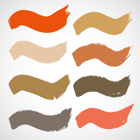 Grunge banner set, vector background.のイラスト素材