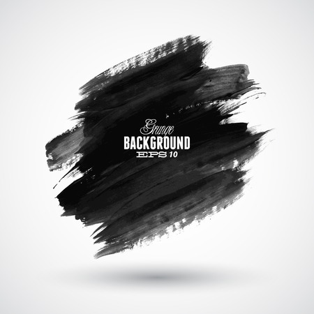 Grunge splash bannerのイラスト素材