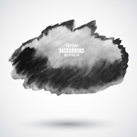 Brush stroke circle texture for buttons. Vector illustration.のイラスト素材