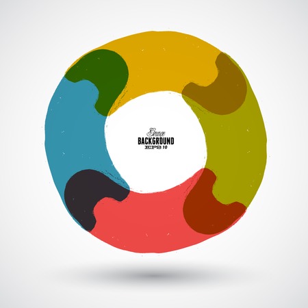 Grunge vector frame. Grunge background. Watercolor background. Retro background. Vintage background. Business background. Abstract background. Hand drawn. Texture background. Abstract round shapeのイラスト素材