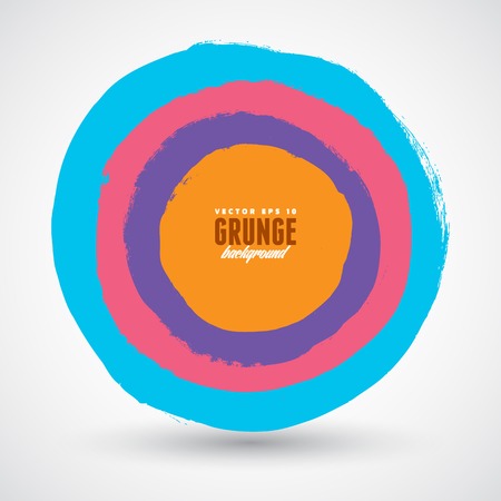 Grunge circlesのイラスト素材