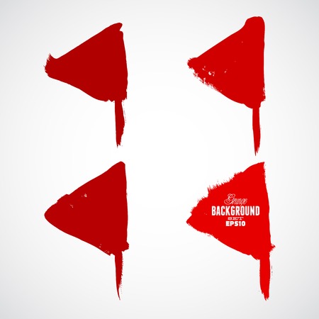 Beautiful grunge design elements. Vector illustrationのイラスト素材