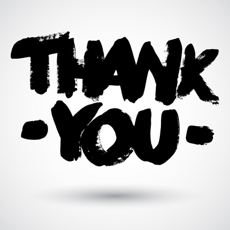 Grunge thank you rubber stamp illustrationのイラスト素材