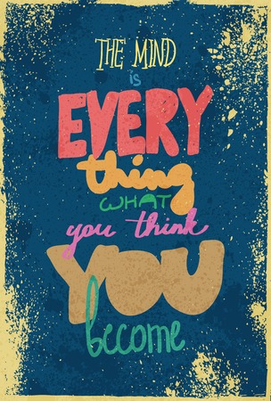 Typography illustration with grunge effects. Can be used as a poster or postcard.のイラスト素材