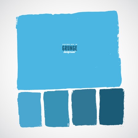 Grunge ink hand-drawn squaresのイラスト素材