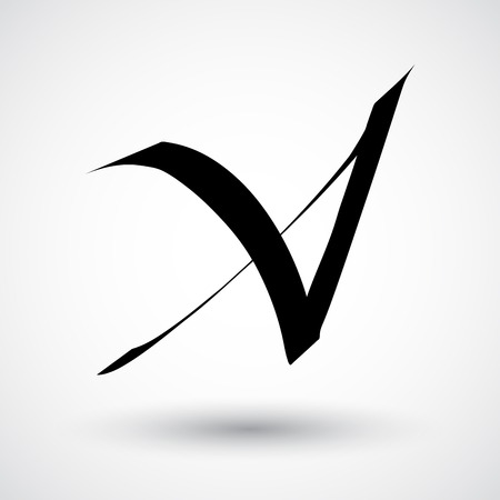 Sign the letter A branding corporate isolated on a white backgroundのイラスト素材