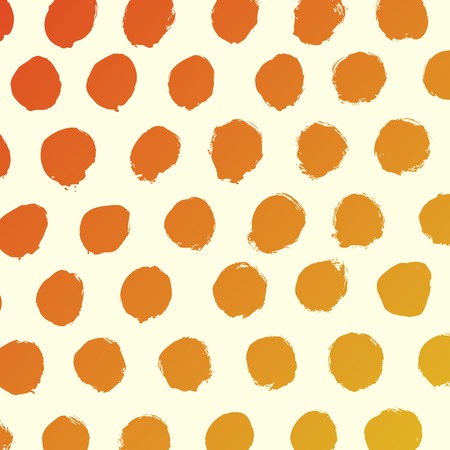 Polka dot pattern in grunge styleのイラスト素材