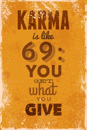 Typography vector illustration with grunge effects. Can be used as a poster or postcard.のイラスト素材