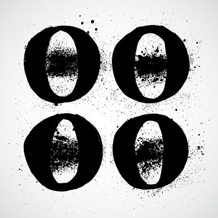 Beautiful grunge design elements. Vector illustrationのイラスト素材