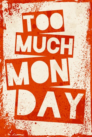 Typography vector illustration with grunge effects. Can be used as a poster or postcard.のイラスト素材