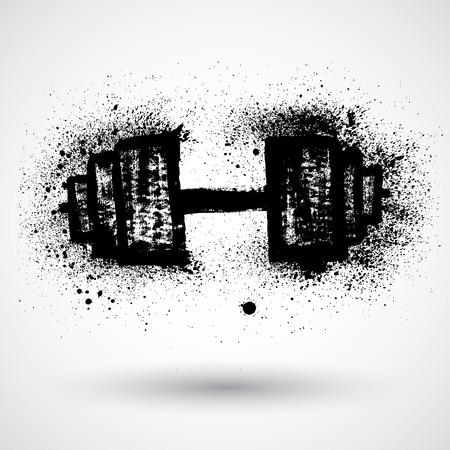 Grunge vector weightsのイラスト素材