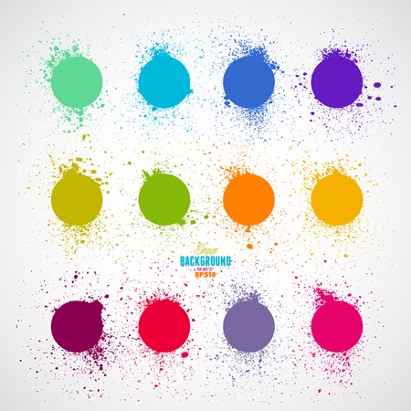 Grunge vector frame. Grunge background. Watercolor background. Retro background. Vintage background. Business background. Abstract background. Hand drawn. Texture background. Abstract round shapeのイラスト素材