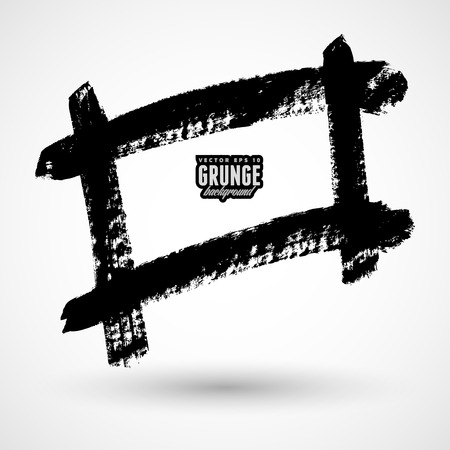 Grunge frameのイラスト素材