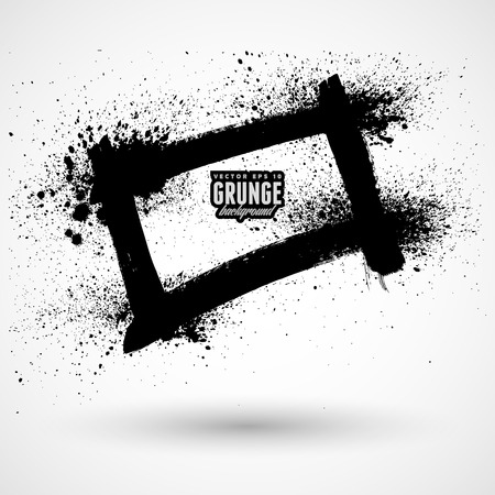 Grunge frameのイラスト素材