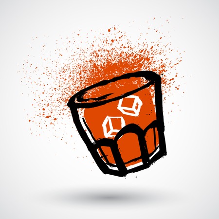 Hand drawn illustration of cocktailのイラスト素材