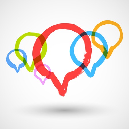 Speech bubble iconのイラスト素材