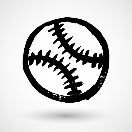 Vector baseball sketchのイラスト素材