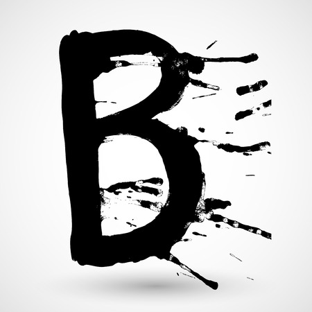 Grunge Alphabet vector set for your designのイラスト素材