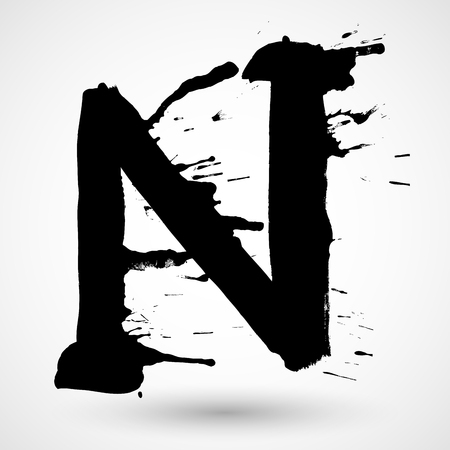 Grunge Alphabet vector set for your designのイラスト素材