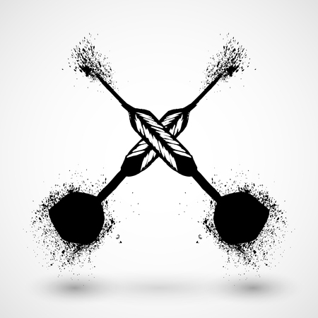 Dart icon - Vector illustrationのイラスト素材