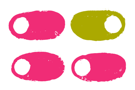 On Off switcher , Vector illustration , EPS10のイラスト素材