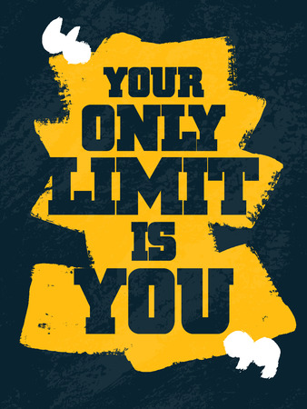 Gym Inspiring Creative Motivation Quote Template Vector