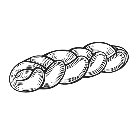 Digital vector detailed line art golden loaves braided bread, sliced cut, wheat hand drawn illustration set. Thin artistic outline. Vintage ink flat, engraved mill doodle sketches. Isolatedのイラスト素材