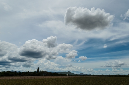 Thailand Blue skyの写真素材