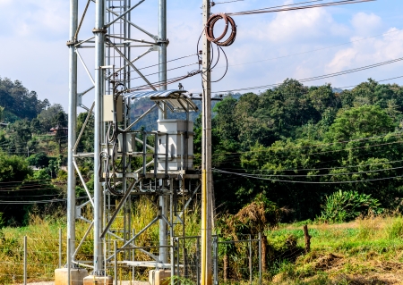 Transformer on Electric Poles