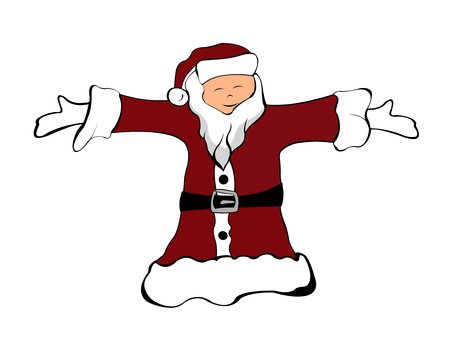 santa claus illustrationのイラスト素材
