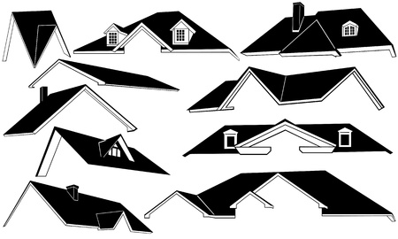 roof setのイラスト素材
