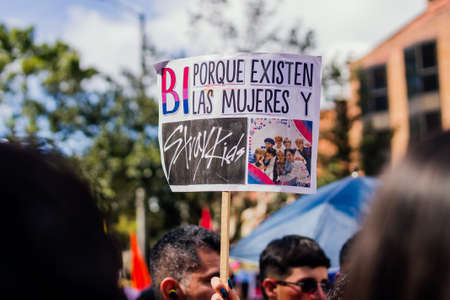 Mass attendance at the BogotÃ¡ LGBT March thousands of people attended to commemorate LGBT pride...