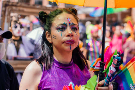 Mass attendance at the BogotÃ¡ LGBT March thousands of people attended to commemorate LGBT pride...