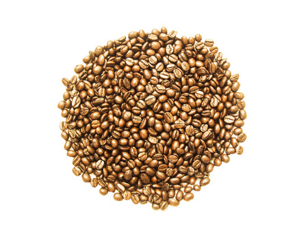 The Best Close up coffee beans with isolateの写真素材