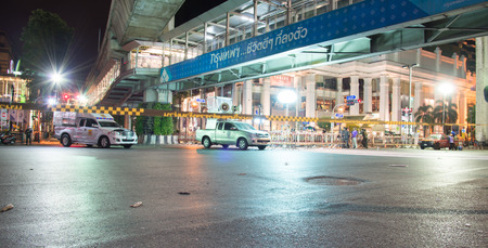 Bangkok, Thailand - August 13, 2015:Bomb explosion inside one of Bangkok most popular tourist Ratchaprasong Junction.のeditorial素材