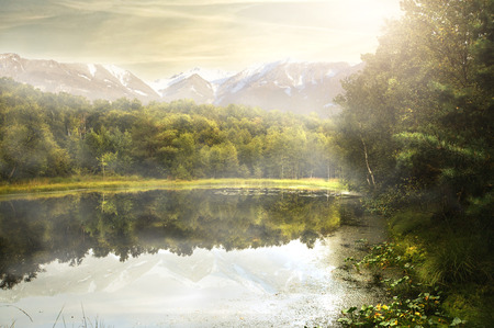 Beautiful Lakeの写真素材