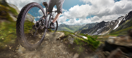 MTB Panoramaの写真素材